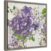 Amanti Art Purple Summer Hydrangea II by Asia Jensen Canvas Wall Art Print Framed 16 x 16-in. - 3 of 4