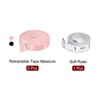 Unique Bargains Retractable Flexible Dual Scale Tape Rulers and Measuring Tools Set 3 Pcs - 3 of 4