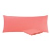 PiccoCasa 100% Cotton 250 Thread Count Envelope Closure Soft Body Pillowcase 1 Pc - 4 of 4