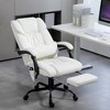 Massage Office Chair with 6 Vibrating Points, High Back Reclining Office Chair with Footrest and Remote - 2 of 4