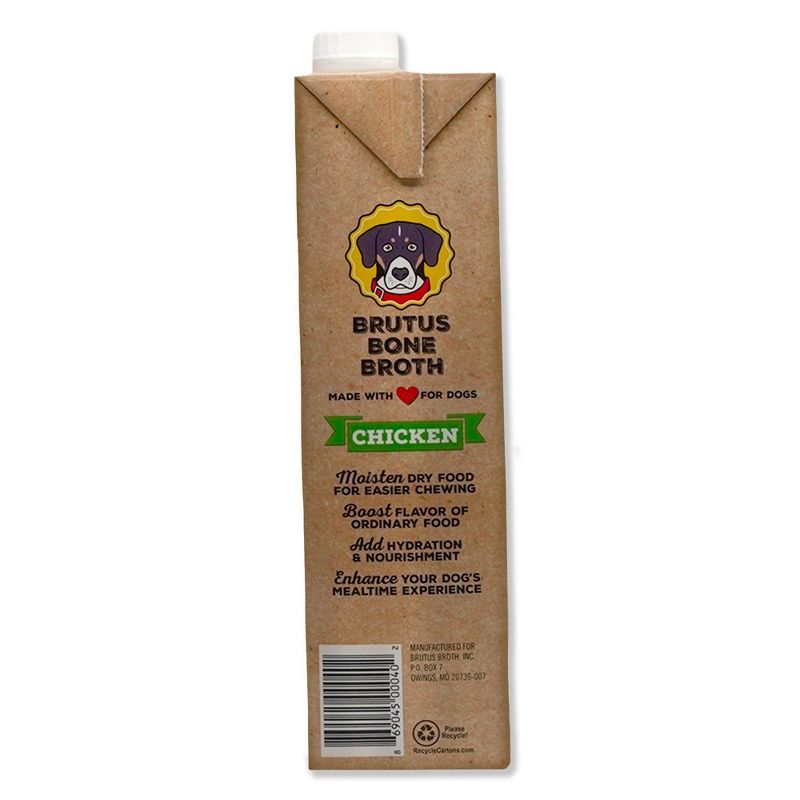 Brutus Bone Broth Hip &#38; Joint Formula Wet Dog Food - Supplement - Chicken - 32oz, 2 of 14