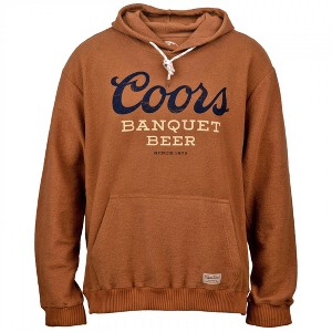 Mens Coors Banquet Beer Distressed Logo Hoodie - 1 of 4