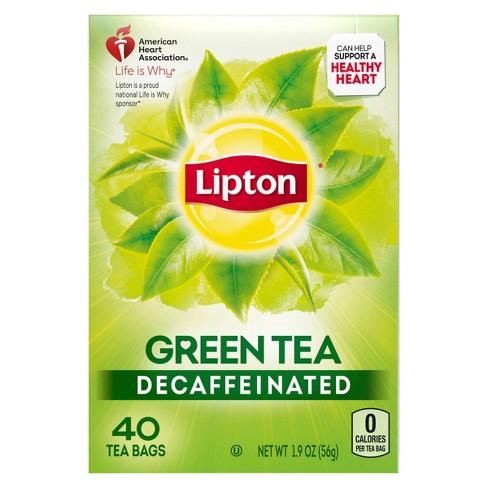 Lipton Decaffeinated Green Tea - 40ct - image 1 of 2