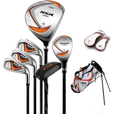 Probe Hues PGM Junior 6-Piece Golf Set with Driver, Hybrid, Irons, Putter