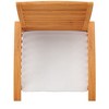 Sapphtopaz Outdoor Dining Chairs Set of 2 Modern Wood Patio Chairs with Arms for Patio, Poolside, Garden, Backyard - 2 of 4