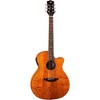 Luna Gypsy Grand Concert Ash Acoustic-Electric Guitar Natural - 2 of 3