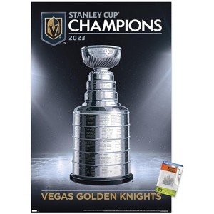 Trends International NHL Vegas Golden Knights - 2023 Stanley Cup Team Logo Unframed Wall Poster Prints - 1 of 4