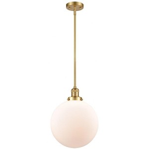 Beacon - 1 Light Stem Hung Mini Pendant In Industrial Style-15 Inches Tall and 12 Inches Wide - 1 of 1