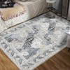 Washable Area Rugs, Non-Slip Neutral Vintage Distressed Soft Rug, Low Pile Stain-Resistant Carpet, Indoor Foldable Print Floor Mat - 2 of 4