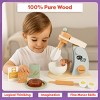 Hey Play Wooden Toy Mixer for Kids Kitchen Playset - 3 of 4