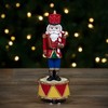 Northlight Revolving Musical Christmas Nutcracker Figure - 8.25" - 2 of 4