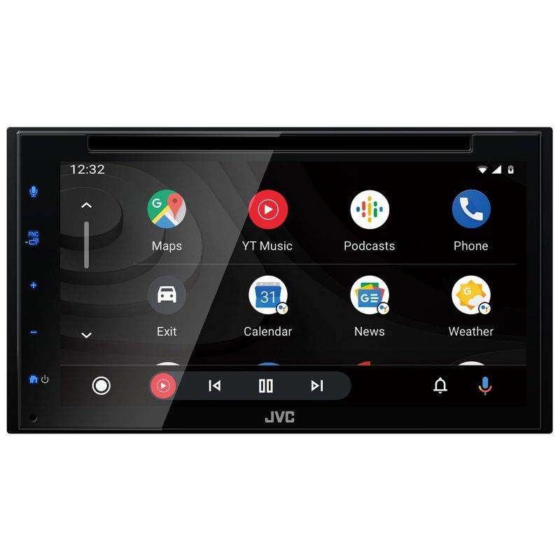 JVC KW-V660BT 6.8" Touchscreen Receiver Compatible with Apple CarPlay & Android Auto Bundled with a Pair of S-S65 6.5" Coaxial Speakers, 3 of 9