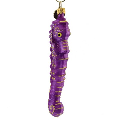 Blu Bom 5.0" Purple Seahorse Sea Christmas Ornament Ocean  -  Tree Ornaments