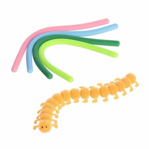 Aurora Toys Small Stretchy Caterpillar Engaging Toy Multicolor 6" - 1 of 4
