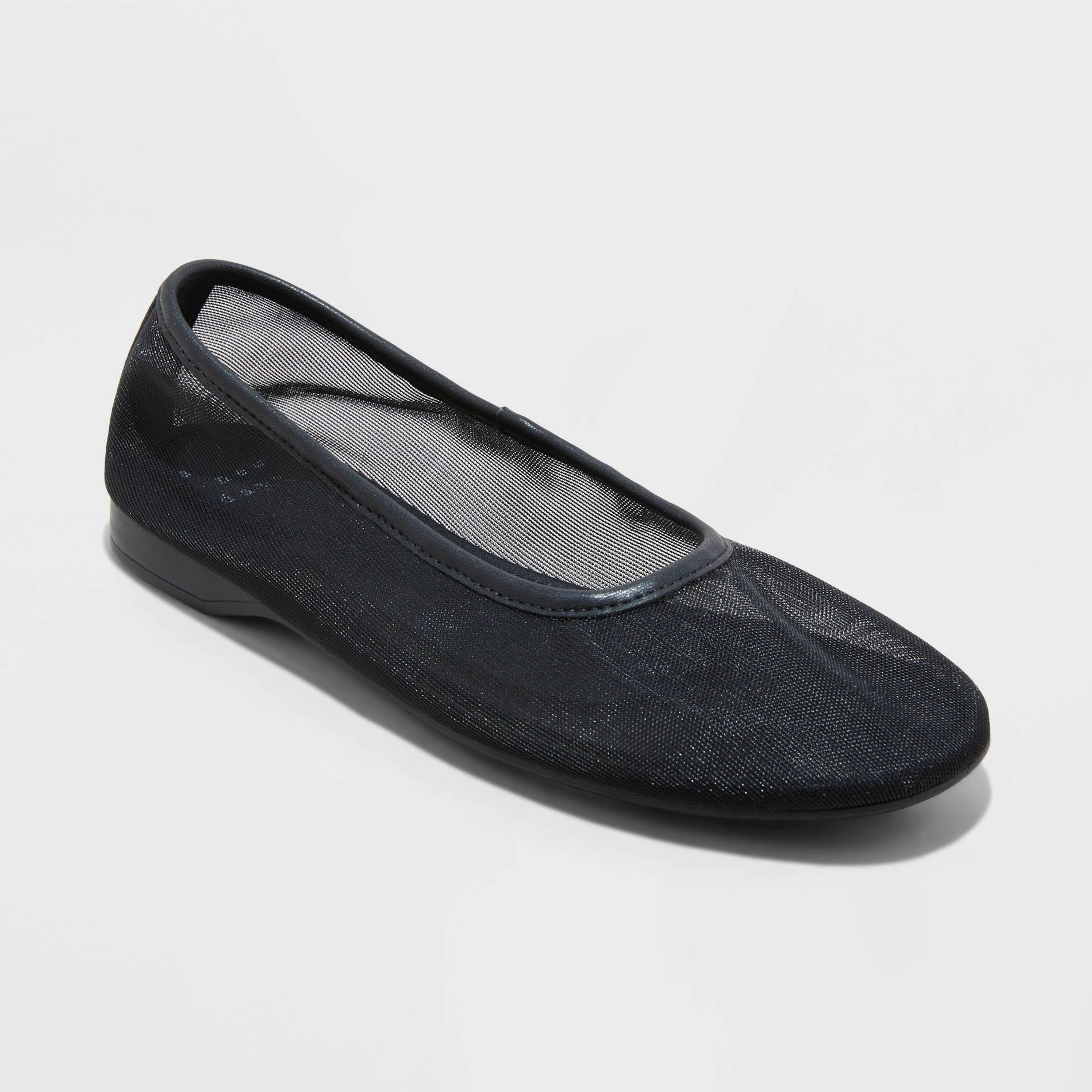 Women's Mel Sheer Mesh Ballet Flats with Memory Foam Insole - A New Day™