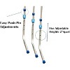 Amber Fight Gear Track and Field Self Return Aluminum Hurdle Midi Adjustable from 23 inch to 34 inches (Set of 3) - 4 of 4