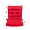 ARTPLAN All Weather Chair Outdoor Cushions of Adirondack Chair with High Back Wicker Tufted Pillow for Outdoor Furniture - 3 of 4