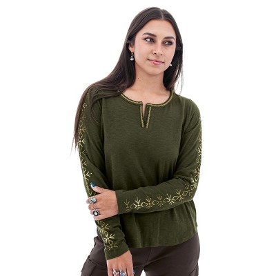 Aventura Clothing Women's Brielle Embroidered Top