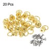 Unique Bargains Brass DIY Corrosion-Resistant Dressing Table Cabinet Knobs 20 Pcs - 3 of 4