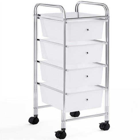 Yaheetech Drawers Rolling Storage Cart Metal Frame Plastic Drawers for Office/Home/Study - image 1 of 4