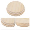 Unique Bargains Lightweight Hole-Free Cup Cover Wood Tone 1Pc - 3 of 4