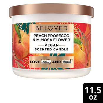 Beloved Peach Prosecco and Mimosa Flower 2-Wick Candle - 11.5oz