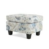 CAVINAS Plush Upholstered Ottoman Bench, Ottoman Foot Rest, Bedroom End Bench, Entryway Padded Footstool with Birch Wood Legs - 3 of 4