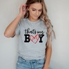 Simply Sage Market Women's That's My Boy Baseball Short Sleeve Graphic Tee - 2 of 3