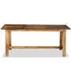 vidaXL Dining Table Multicolored Reclaimed Wood Large Industrial - 4 of 4