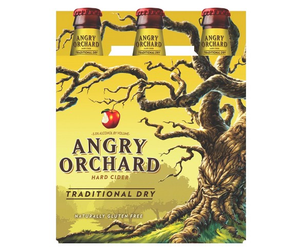 Angry Orchard&#174; Traditional Dry Hard Cider - 6pk / 12oz Bottles