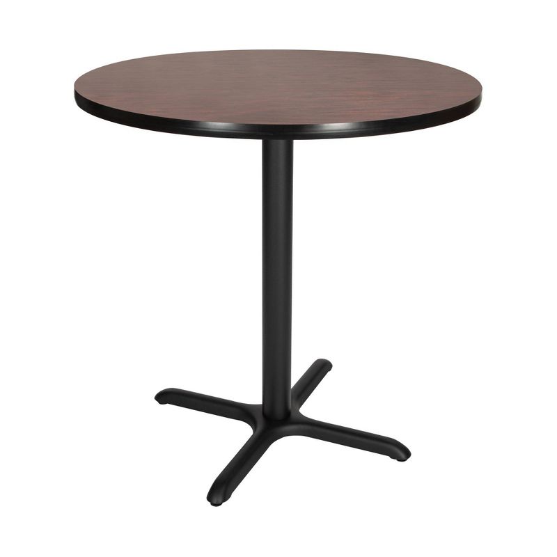 36" Round Composite Core Counter Height Dining Table Laminated with Steel Base - Hampden Furnishings, 2 of 6