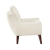 Chenille Upholstery Plywood Solid Wood Contemporary Accent Chair with Reversible Cushions, Removable Covers and High-Density Foam Padding - 4 of 4