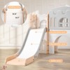 8 in 1 Toddler Slide Toddler Playset for Toddlers Age 1-3 Baby Playset for Indoor Outdoor Playground with Climber Crawling Tunnel - 2 of 4