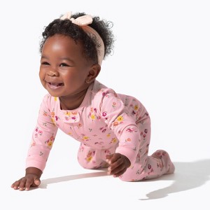 Onesies Brand Baby Girls' Long Sleeve Sleep 'N Plays - 4-Pack - 1 of 4