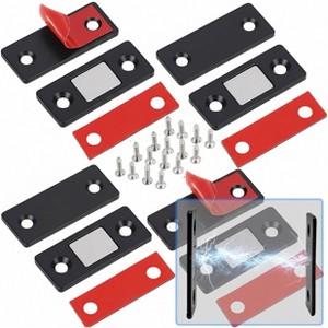 5 Star Super Deals Magnetic Cabinet Locks 4 Pack – Ultra-Thin, No-Drill Adhesive & Screw-On Childproof Safety Latches for Cabinets & Drawers - 1 of 4