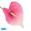 Unique Bargains Artificial Anthurium Lily Flowers for Home Decor 10 Pcs - 3 of 4