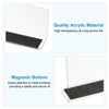 Unique Bargains Acrylic Magnetic Smooth L-Shaped Bedroom Kitchen Office Shelf Dividers 4 Pcs - 3 of 4