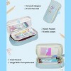 Fmeida Pencil Case Pouch with Zipper – Large Capacity Organizer Bag for School Supplies, Pens, Pencils - 2 of 4