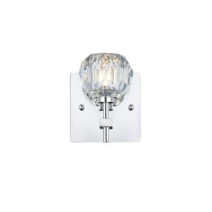 Elegant Lighting Graham 1 - Light Sconce in  Chrome - 1 of 4