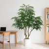 ACEPANO 82.7 in. H Indoor Artificial Silk Willow Tree Plant for Home, Apartment & Office-Green - 3 of 4
