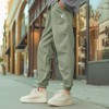 Dalix Ghost Embroidery Heavy Weight Fleece Sweatpants Soft Lounge Pant Drawstring Waistband Pockets Mens - 4 of 4