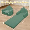 Shell-Shaped Convertible Dog Bed Sofa (22.8"x18.8"x15.7"), 2-in-1 Pet Bed & Couch w/ Machine-Washable Cover, Stylish Colors - 2 of 4