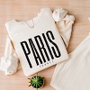 Simply Sage Market Paris France Distressed Lightweight Garment Dyed Sweatshirt - 3 of 4