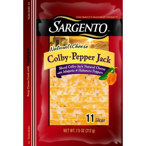 Sargento Colby-Pepper Jack Cheese Slices - 11ct : Target