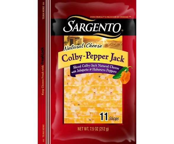 Sargento Colby-Pepper Jack Cheese Slices - 11ct