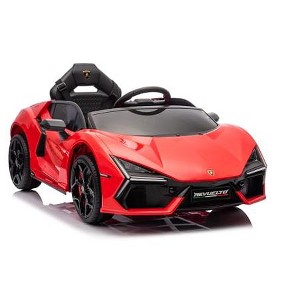 12V Kids Lamborghini Revuelto Ride-On Car, Remote Control, LED Lights ...