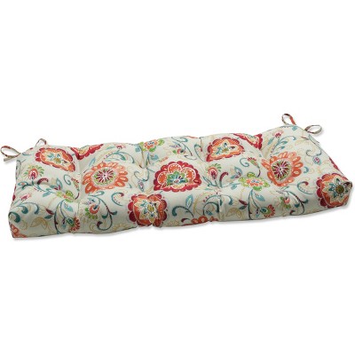 Outdoor/Indoor Blown Bench Cushion Fanfare Sonoma - Pillow Perfect