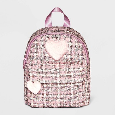Toddler Girls' Plaid 10" Backpack - Cat & Jack™ Pink