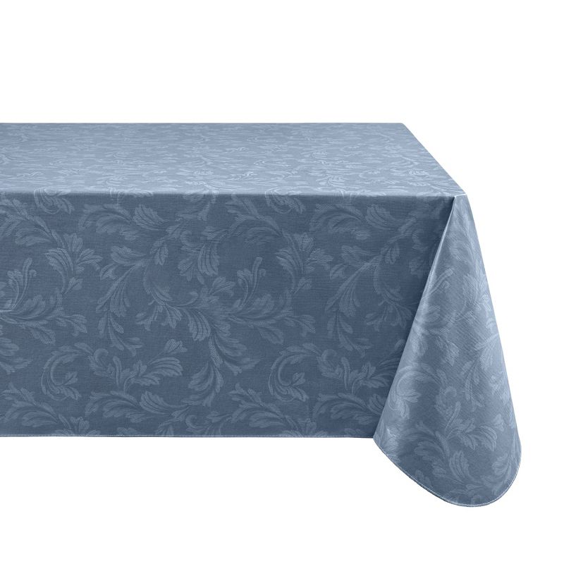 Camile Floral Scroll Damask Pattern Vinyl Indoor/Outdoor Tablecloth - Elrene Home Fashions, 2 of 5