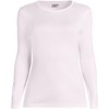 Lands' End Women's Silk Interlock Long Sleeve Crewneck Long Underwear Top - image 3 of 3